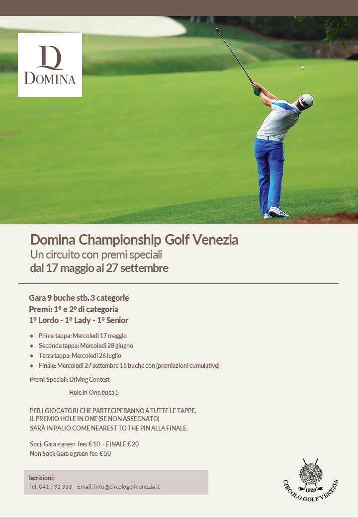 Domina Championship golf Venezia